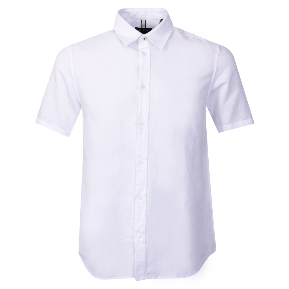 Ted Baker Zefre Short Sleeve Linen Shirt | Masdings