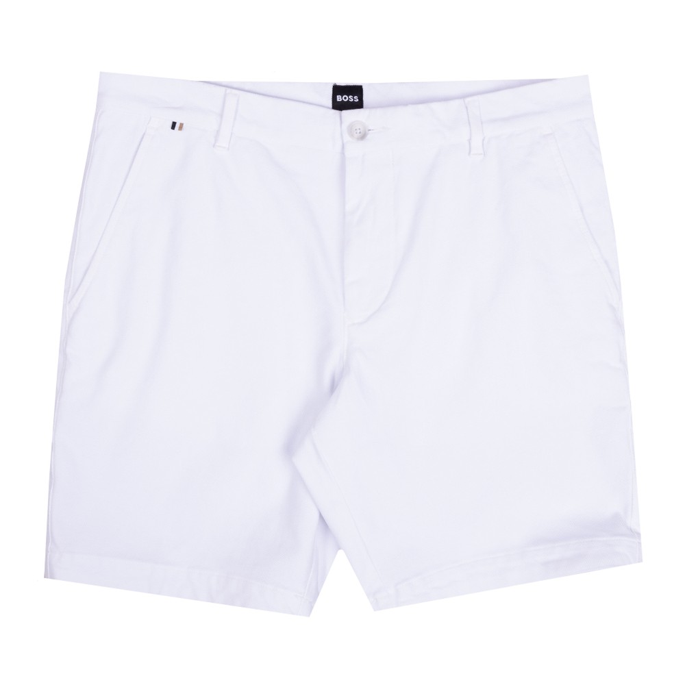 Formal H Slice Textured Chino Shorts