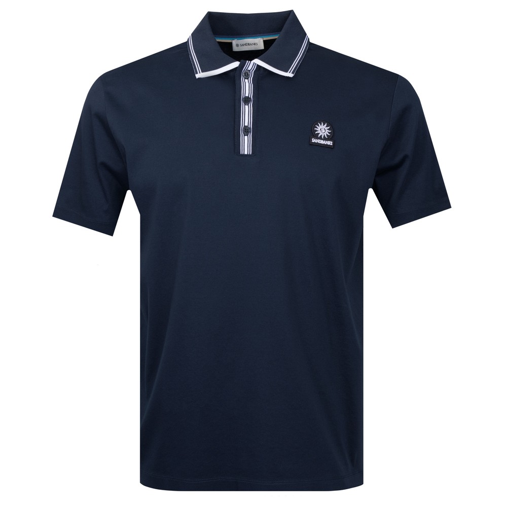 Contrast Stripe Polo Shirt