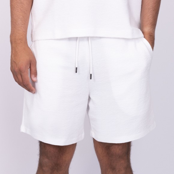 Prevu Mens White Ottoman Daviess Shorts main image
