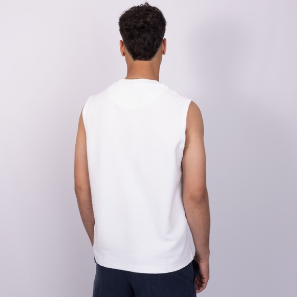 Prevu Mens White Ottoman Rodri Tank Top main image