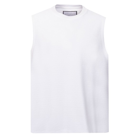 Prevu Mens White Ottoman Rodri Tank Top main image