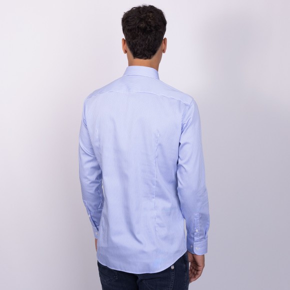 BOSS Mens Blue Formal H Hank Kent C1 214 Slim Shirt main image
