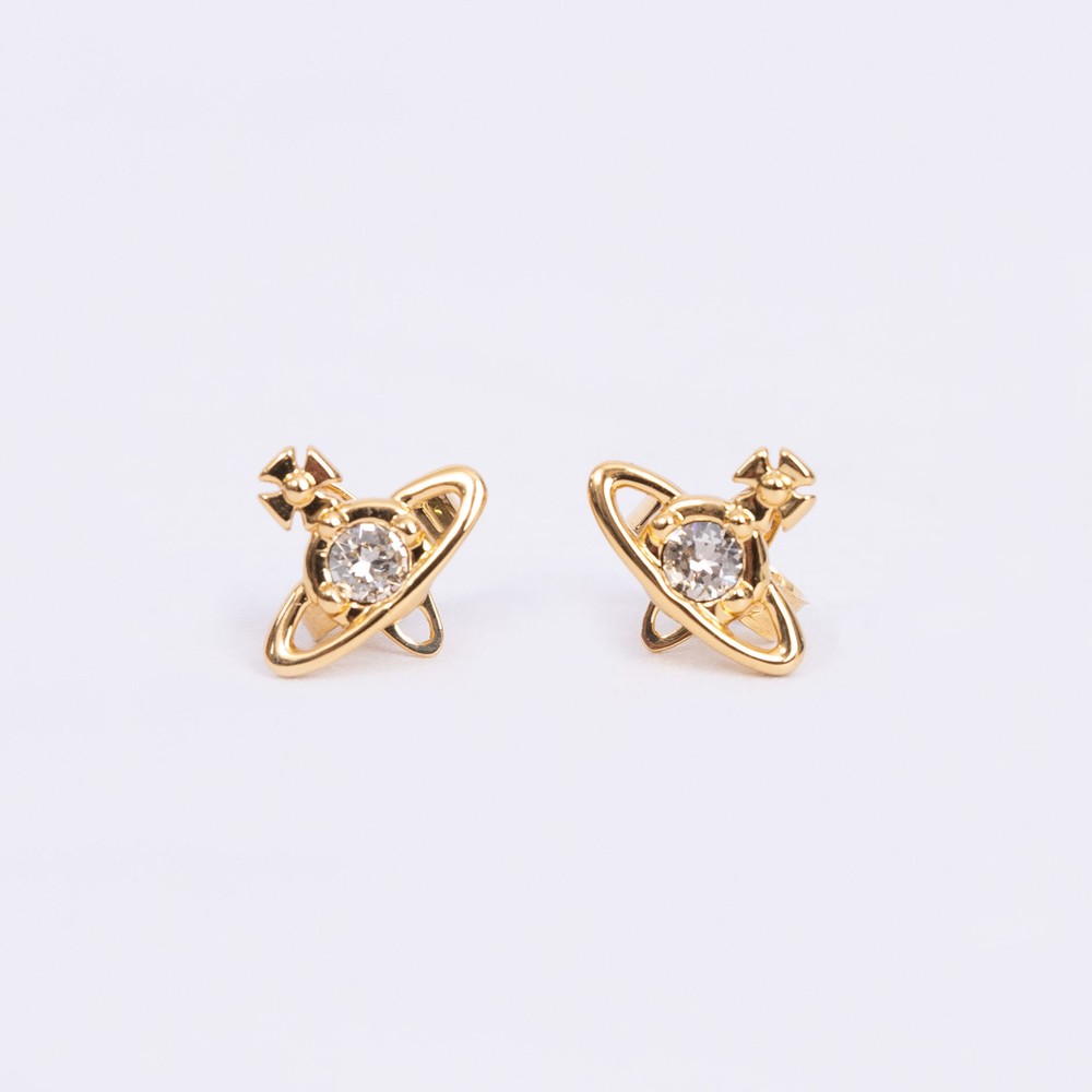 Vivienne Westwood Nano Solitaire Earrings | Oxygen Clothing
