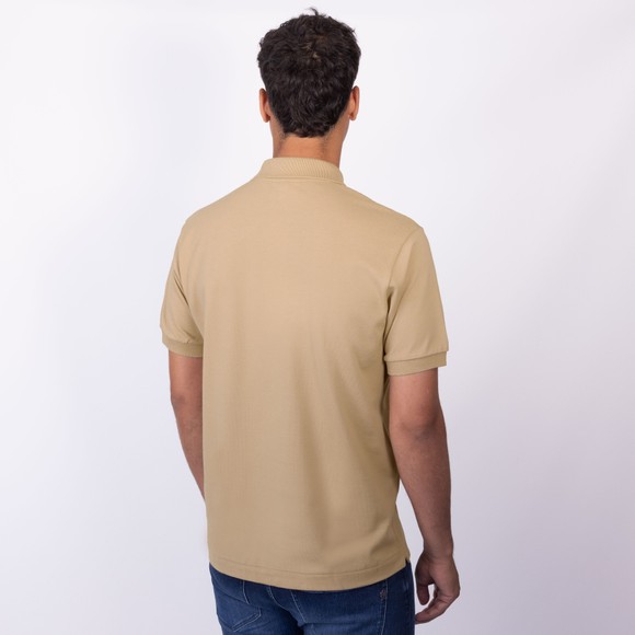 Lacoste Mens Beige L1212 Plain Polo Shirt main image
