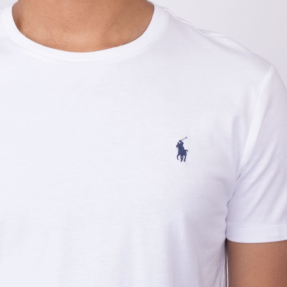 Polo Ralph Lauren Mens White Custom Slim Fit T-Shirt main image