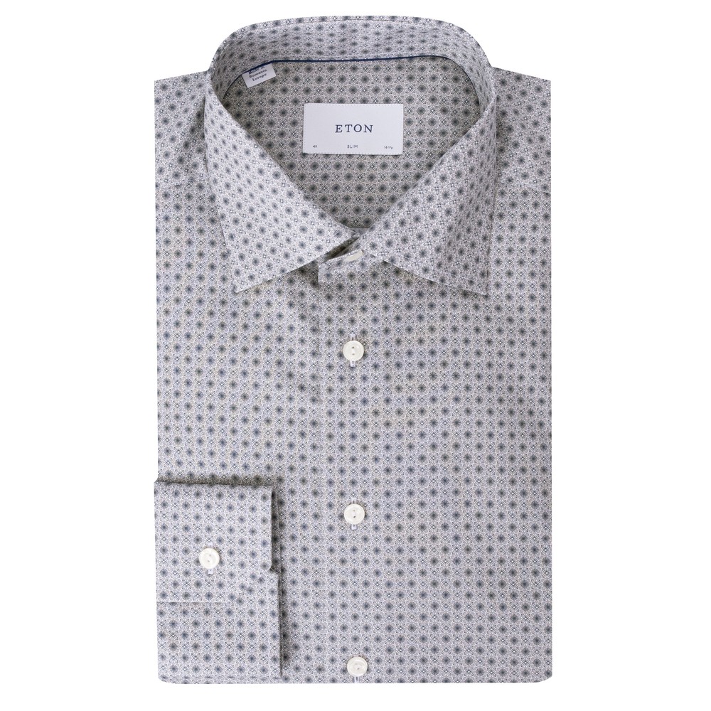 Medallion Floral Effect Printed Shirt