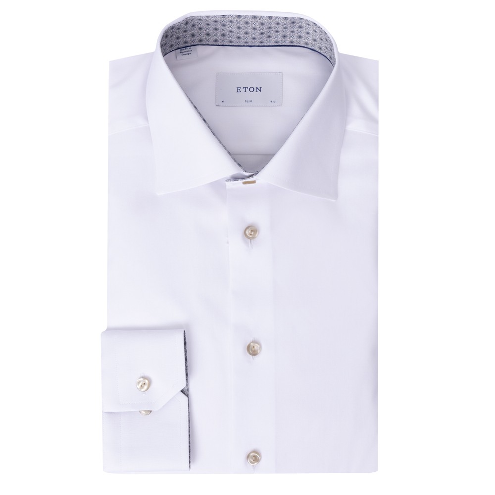 Medallion Floral Effect Signature Twill Shirt
