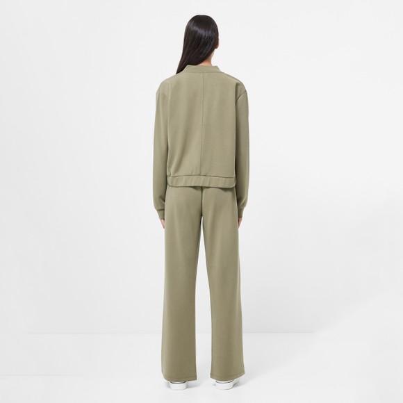 French Connection Womens Green Wren L/S Zip Through Bomber Jacket main image