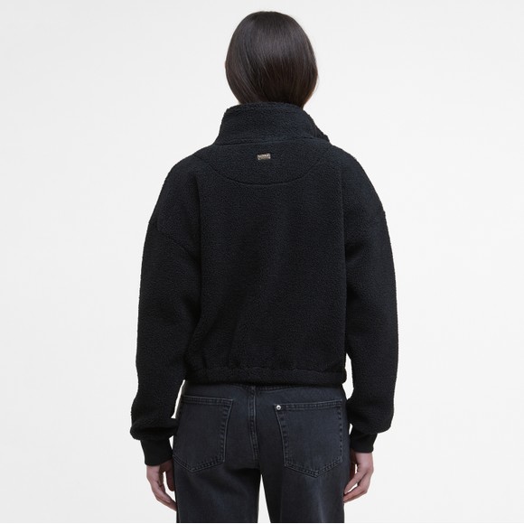 Barbour International Womens Black Chloe Fleece Jacket main image