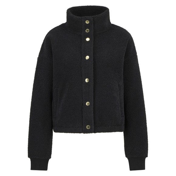 Barbour International Womens Black Chloe Fleece Jacket main image