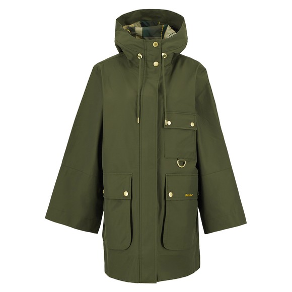 Barbour Lifestyle Womens Green Arla Waterproof Jacket main image