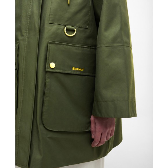 Barbour Lifestyle Womens Green Arla Waterproof Jacket main image