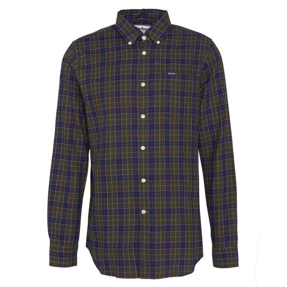 Barbour Lifestyle Mens Green Lanark Shirt main image