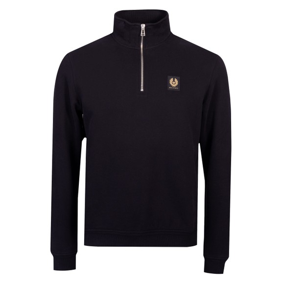 Belstaff Mens Black Half Zip Sweatshirt main image