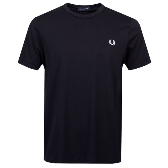 Fred Perry Mens Black Ringer T-Shirt main image