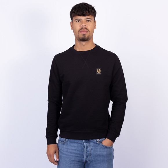 Belstaff Mens Black Chest Logo Sweatshirt main image