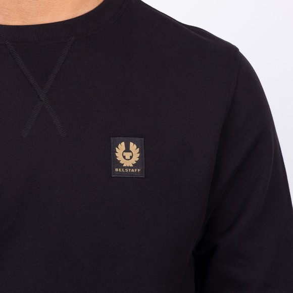 Belstaff Mens Black Chest Logo Sweatshirt main image