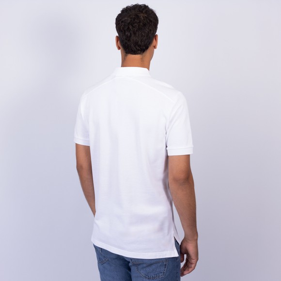 Ma.Strum Mens White Core Pique Polo Shirt main image