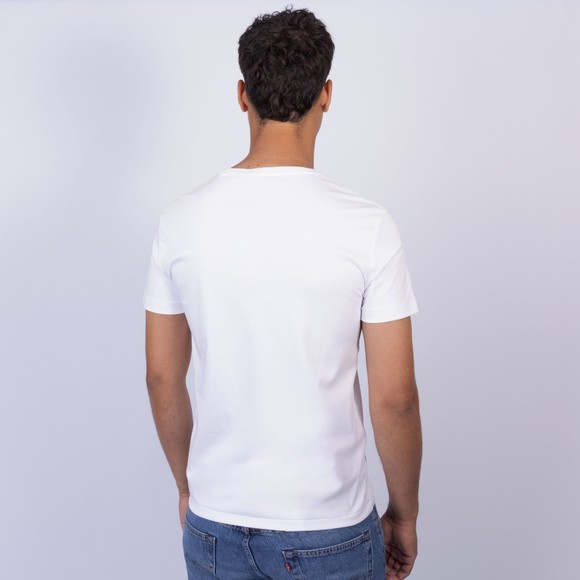 Polo Ralph Lauren Mens White Custom Slim Fit Pima Cotton T Shirt main image