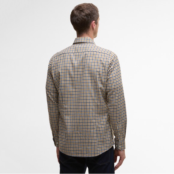 Barbour Lifestyle Mens Beige Finkle Gingham Shirt main image