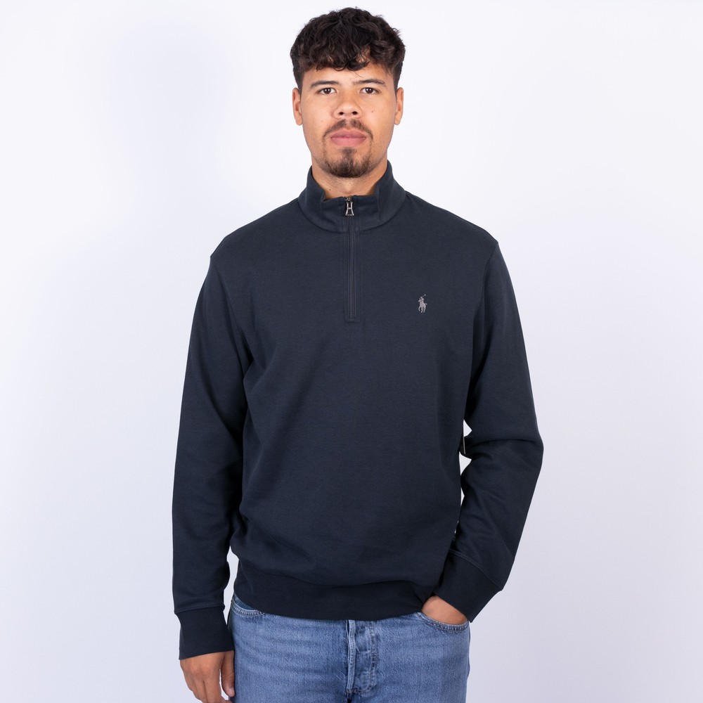 Polo Ralph Lauren Luxury Jersey Half Zip Sweatshirt Oxygen Clothing