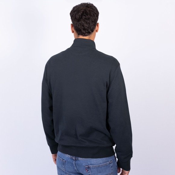 Polo Ralph Lauren Mens Blue Luxury Jersey Half Zip Sweatshirt main image
