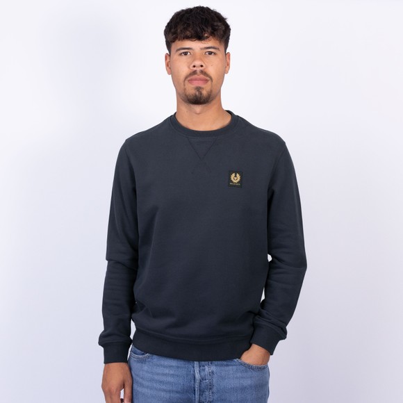 Belstaff Mens Blue Chest Logo Sweatshirt main image