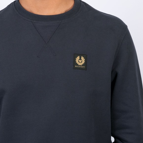 Belstaff Mens Blue Chest Logo Sweatshirt main image
