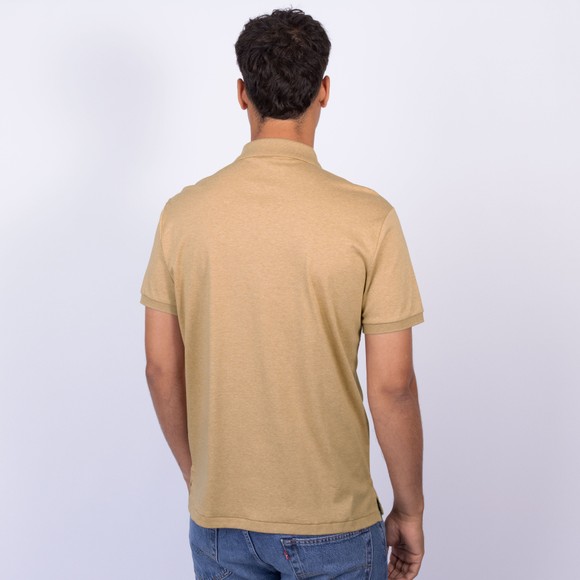 Polo Ralph Lauren Mens Brown Custom Slim Fit Pima Polo Shirt main image