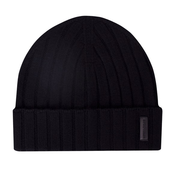 Emporio Armani Mens Black Knitted Hat main image