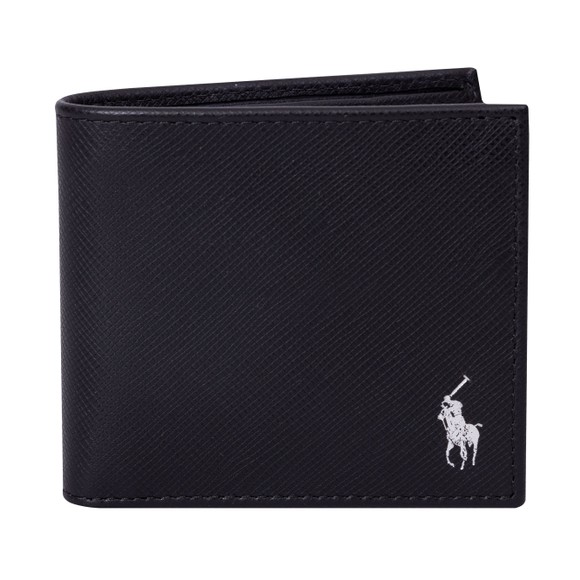 Polo Ralph Lauren Mens Black Saffiano Wallet main image