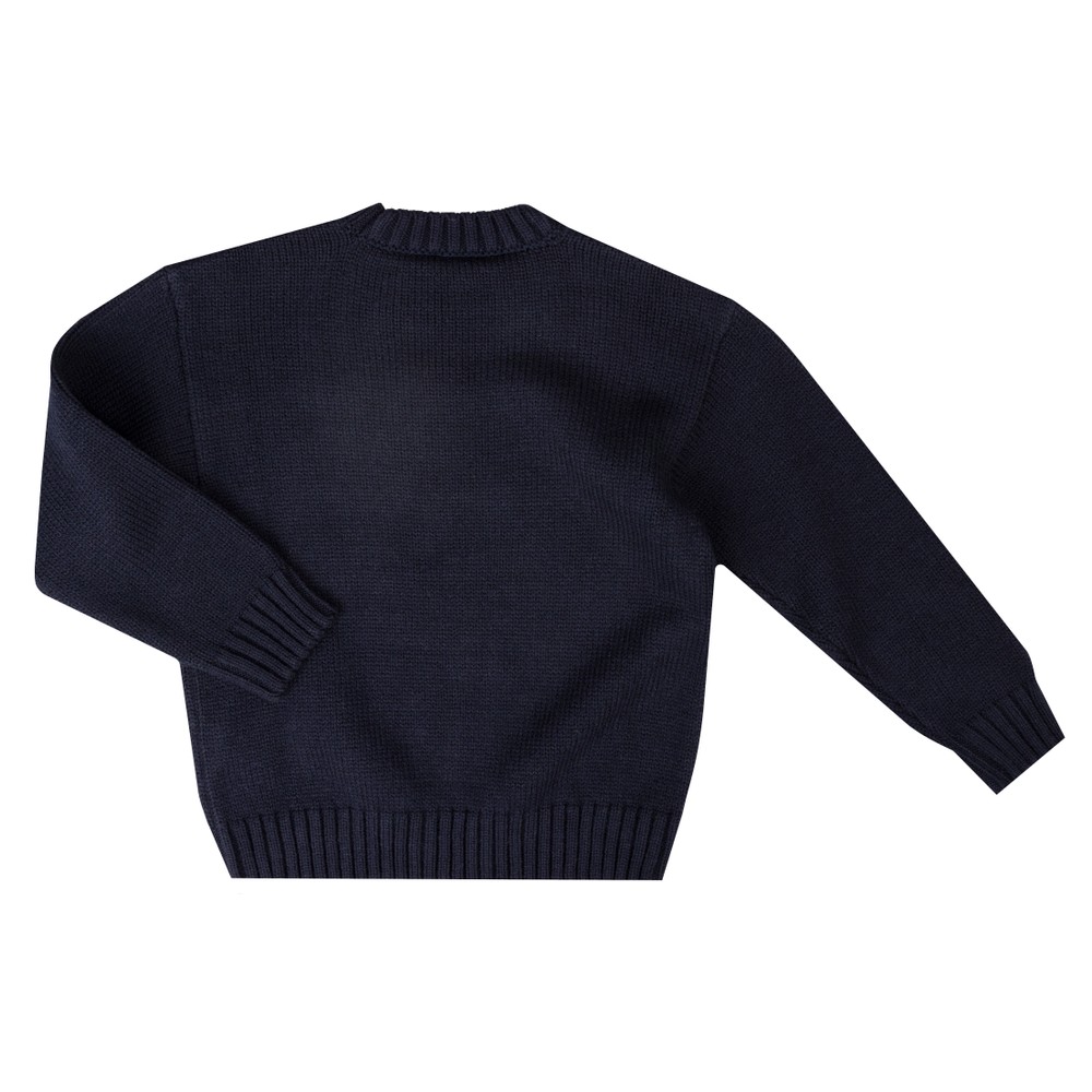 Emporio Armani Logo Knitted Jumper | Oxygen Clothing