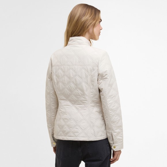 Barbour International Womens Pink Halsey Quilted Jacket main image