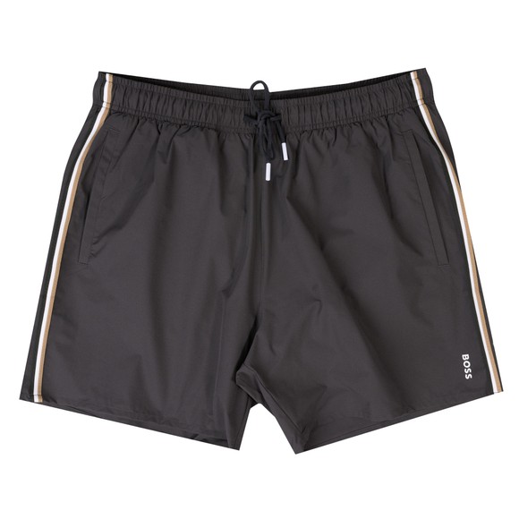 BOSS Bodywear Mens Grey Iconic Stripe Swim Short main image