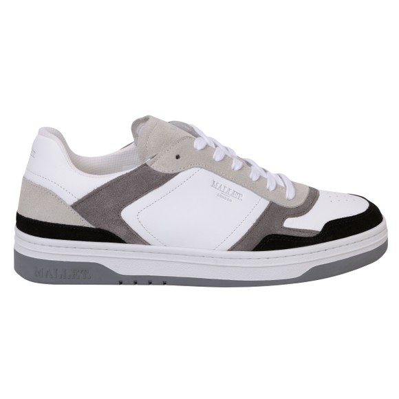 Mallet Mens White Barnsley Trainer main image