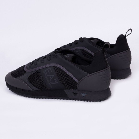 EA7 Emporio Armani Mens Black Mesh Runner main image