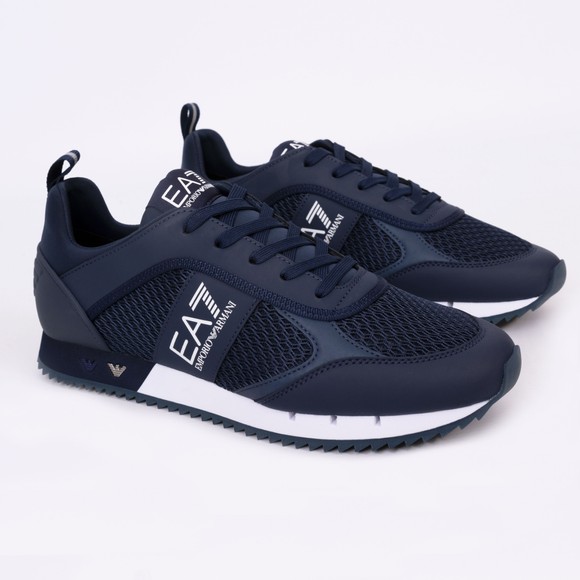 EA7 Emporio Armani Mens Blue Mesh Runner