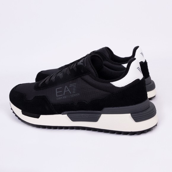 EA7 Emporio Armani Mens Black Vintage Trainer main image