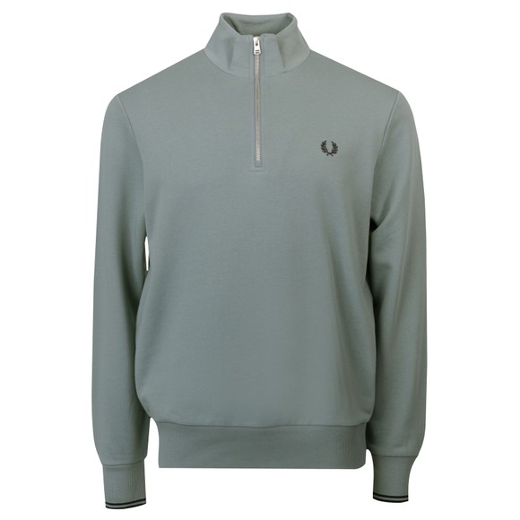 Fred Perry Mens Blue 1/2 Zip Sweatshirt main image