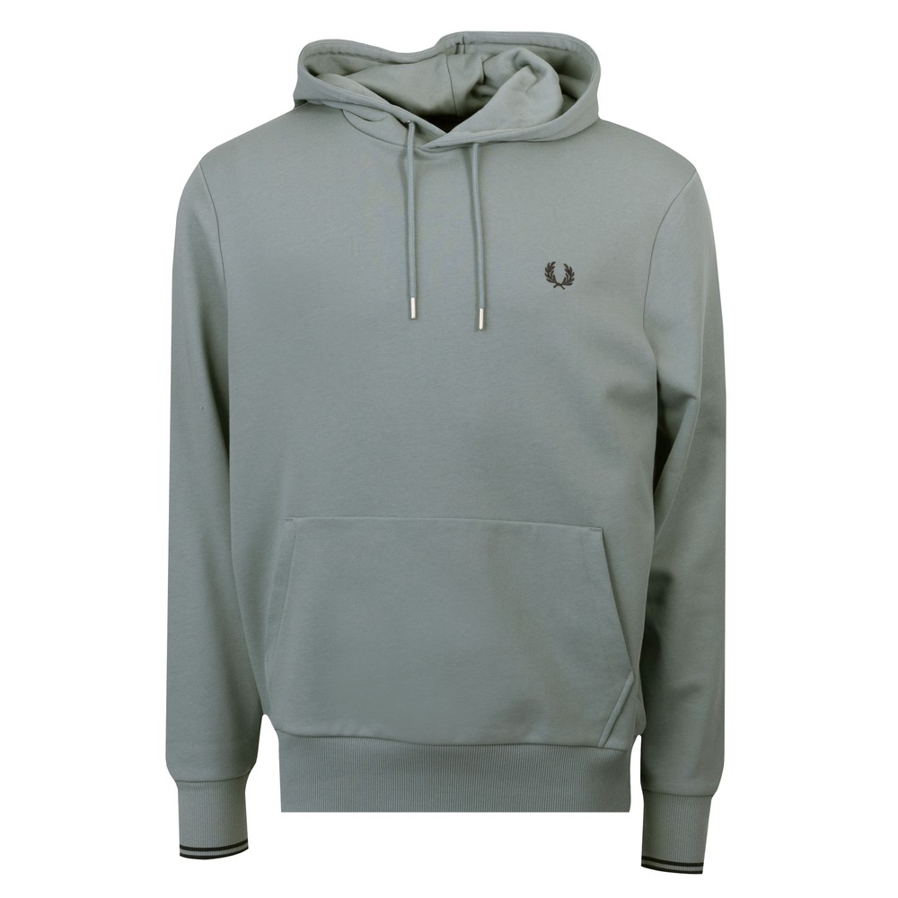 Tipped Hooded Sweatshirt