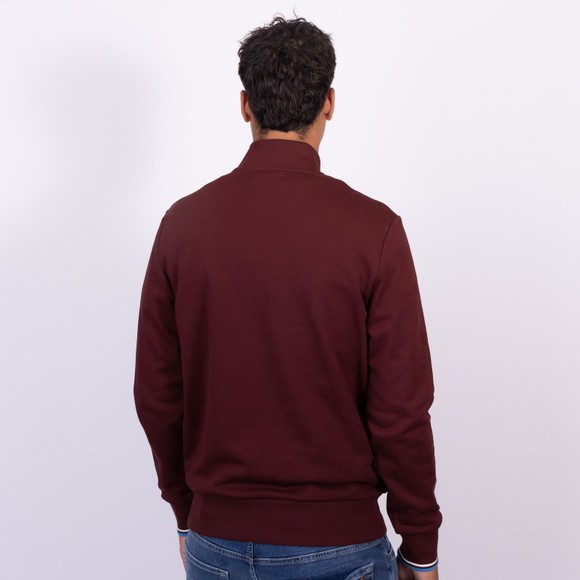 Fred Perry Mens Purple 1/2 Zip Sweatshirt main image