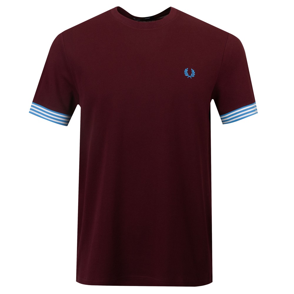 送料関税込♪Fred Perry/Striped Cuff T-Shirt 送料関税込♪Fred Perry/Striped Cuff T-Shirt