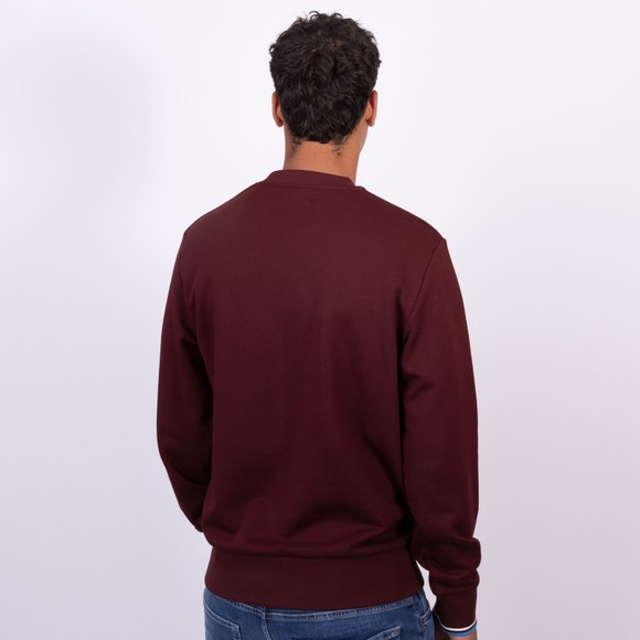 Fred Perry Mens Purple Crew Neck Sweatshirt main image