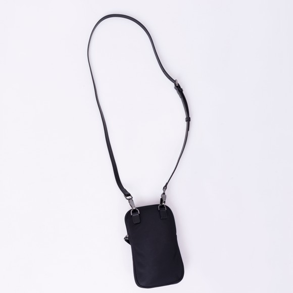 Emporio Armani Mens Black Phone Pouch main image
