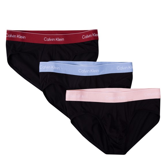 Calvin Klein Mens Multicoloured 3 Pack Hip Briefs