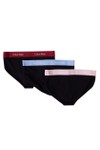 Calvin Klein Mens Multicoloured 3 Pack Hip Briefs