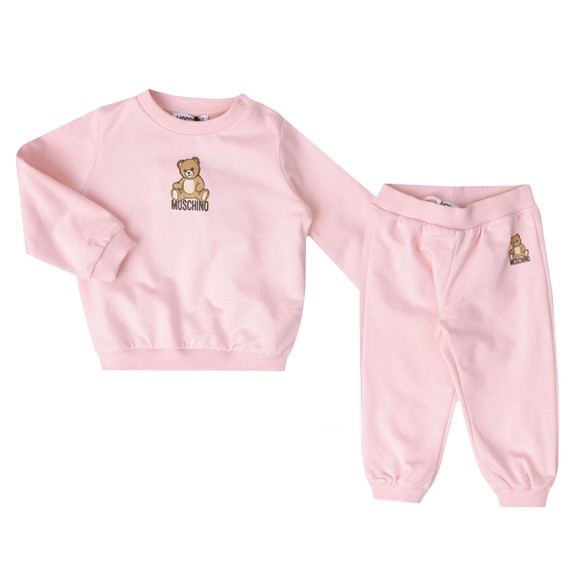 Moschino Girls Red Bear Logo Tracksuit main image