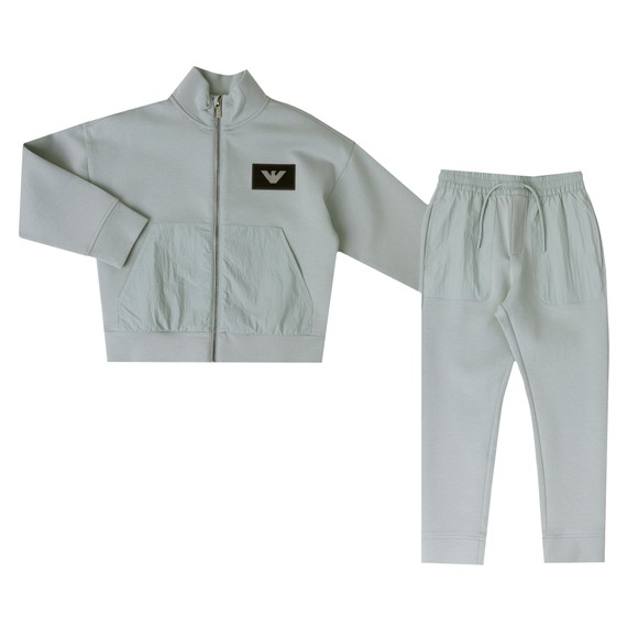 Emporio Armani Boys Blue Patch Logo Tracksuit main image