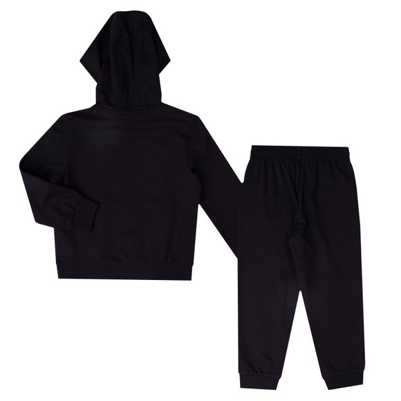 EA7 Emporio Armani Boys Black Train Visibility Overhead Hooded Tracksuit main image